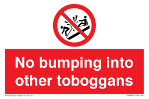 PV7686: No bumping into other toboggans