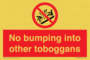 PV7686: No bumping into other toboggans