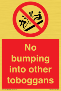 PV7686: No bumping into other toboggans