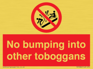 PV7686: No bumping into other toboggans