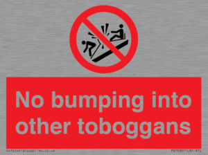 PV7686: No bumping into other toboggans