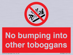 PV7686: No bumping into other toboggans