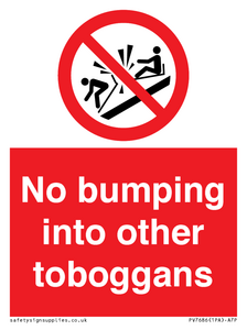 PV7686: No bumping into other toboggans