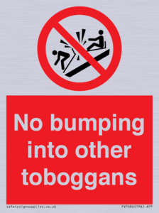 PV7686: No bumping into other toboggans