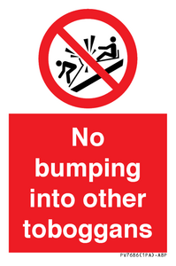 PV7686: No bumping into other toboggans