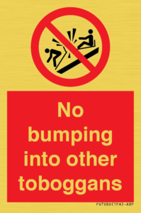 PV7686: No bumping into other toboggans