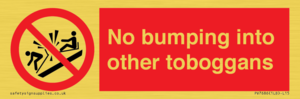 PV7686: No bumping into other toboggans