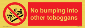 PV7686: No bumping into other toboggans