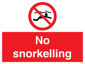 PV7687: No snorkelling