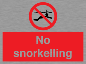 PV7687: No snorkelling