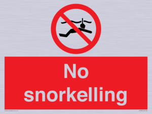 PV7687: No snorkelling