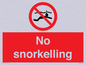 PV7687: No snorkelling