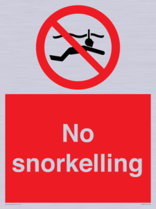 PV7687: No snorkelling