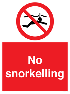 PV7687: No snorkelling