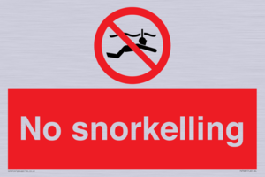 PV7687: No snorkelling
