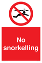 PV7687: No snorkelling