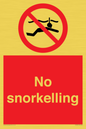 PV7687: No snorkelling