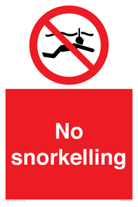 PV7687: No snorkelling