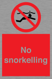 PV7687: No snorkelling