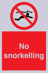 PV7687: No snorkelling