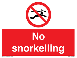 PV7687: No snorkelling