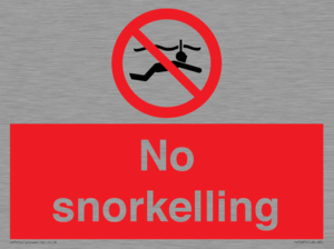 PV7687: No snorkelling