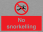 PV7687: No snorkelling
