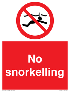 PV7687: No snorkelling