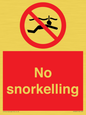 PV7687: No snorkelling