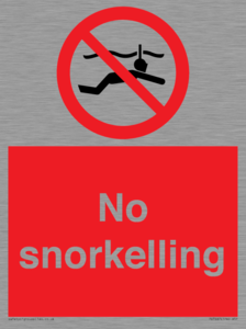 PV7687: No snorkelling