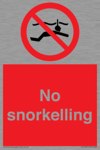 PV7687: No snorkelling