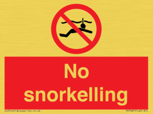 PV7687: No snorkelling