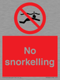 PV7687: No snorkelling