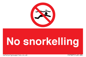 PV7687: No snorkelling