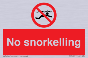 PV7687: No snorkelling