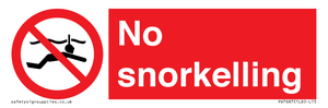 PV7687: No snorkelling
