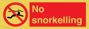 PV7687: No snorkelling