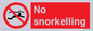 PV7687: No snorkelling