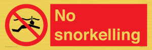 PV7687: No snorkelling