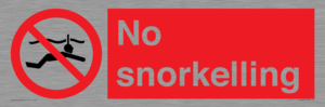 PV7687: No snorkelling