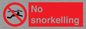 PV7687: No snorkelling