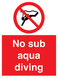 PV7688: No sub aqua diving