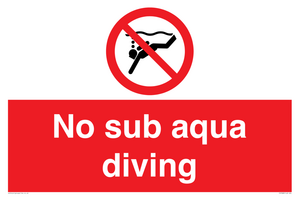 PV7688: No sub aqua diving