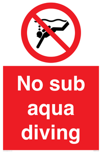 PV7688: No sub aqua diving