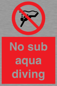 PV7688: No sub aqua diving
