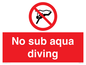 PV7688: No sub aqua diving