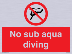 PV7688: No sub aqua diving
