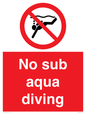 PV7688: No sub aqua diving