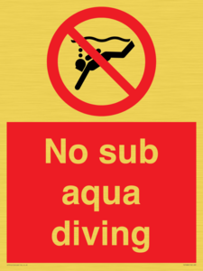 PV7688: No sub aqua diving
