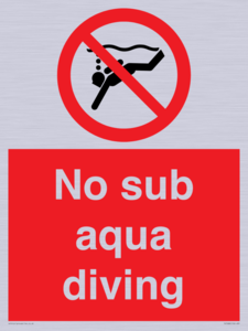 PV7688: No sub aqua diving